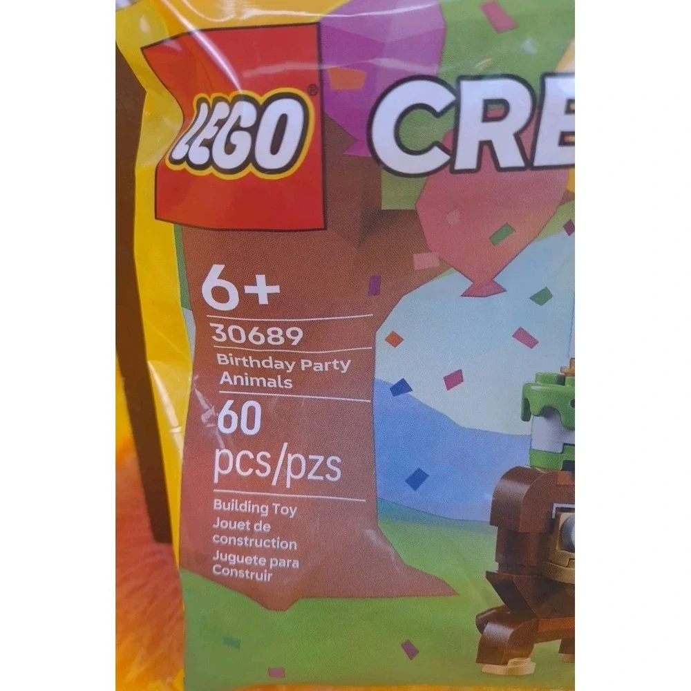 LEGO Creator Birthday Party Animals Polybag 60 pcs #30689 NIB Sealed - Picture 3 of 6